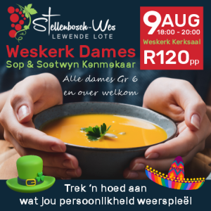 Dames - Sop en Soetwyn Kenmekaar